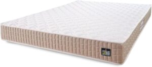 Colchão Casal Espuma D33 New Millenium 138x188x19cm Branco/Bege Hellen - Suporta até 120kg por Pessoa 